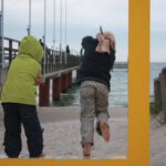 Ein Sprung vor Freude am letzten Tag