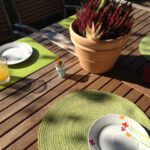… und dann draußen essen