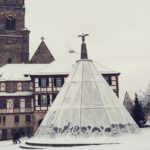 Schwabacher Marktplatz im Schnee