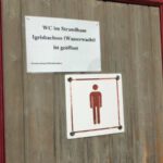 Das WC ist zu