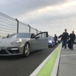 Es geht rauf auf die Piste