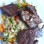 Sieht nicht nur lecker aus, sondern schmeckt auch so: Couscous-Salat mit Rinderhüfte