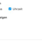 Kalender formatieren