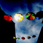 Regenschirme in Sarrebourg
