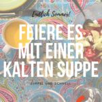 Kalte Gurken-Melonen-Suppe