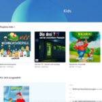 Kinderbereich bei Deezer für Kinder unter 12 Jahren