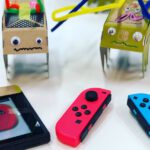 Meine Rennautos vom Nintendo Labo Workshop in Frankfurt