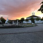 Abendstimmung auf dem Weg zum Hotel