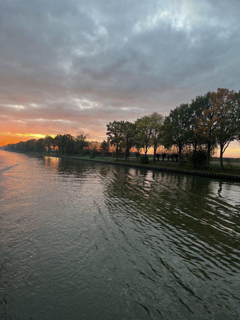 Stimmung auf dem Rhein